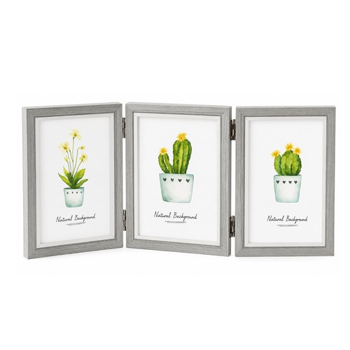 Triple photo frame 6x4 - photo,