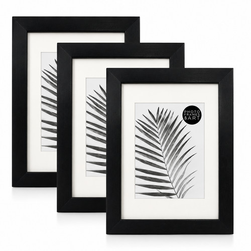 Pack black photo frames - of,