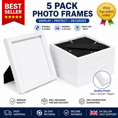 8x8 shadow box frame white - 8x8,