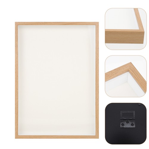 Beige wooden photo - photo, frame