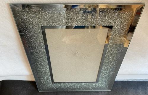 Sparkly mirror photo frame - sparkly,