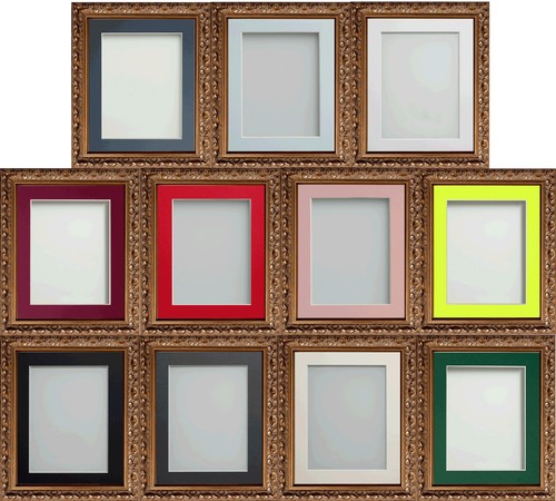 Ornate gold picture frames - ornate,