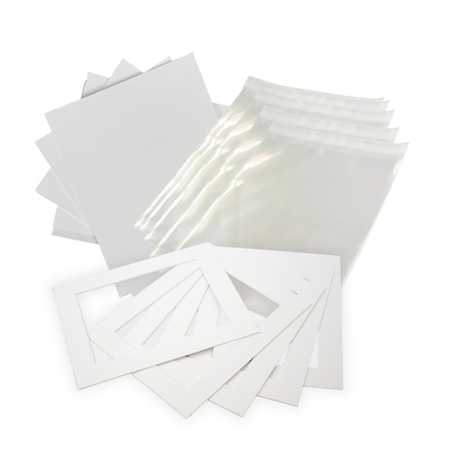 White picture photo - white, mount