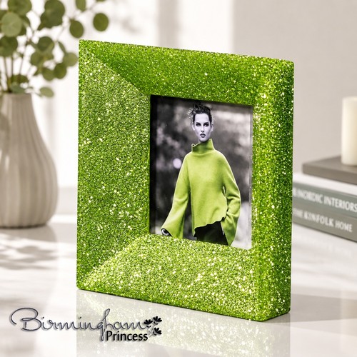 Green glitter picture - glitter, photo