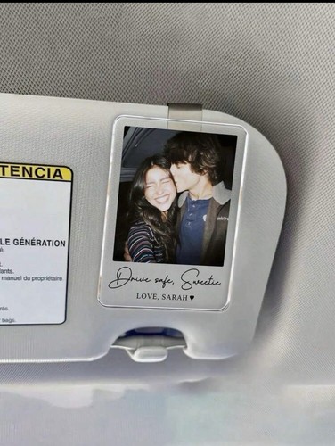 Personalised car sun visor - personalised,