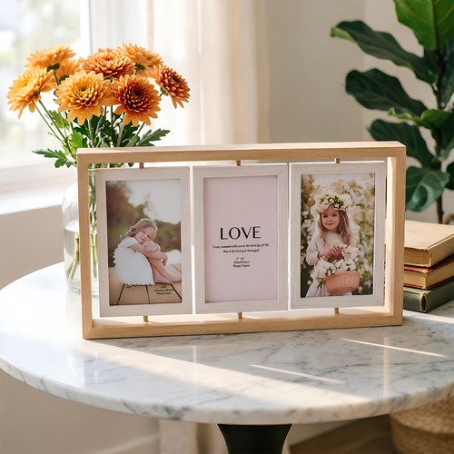 Double trifold wood - double/trifold,