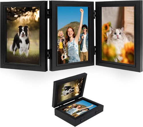 Triple photo frame 6x4 - triple, inches