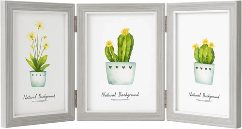Triple photo frame 6x4 inches - triple,
